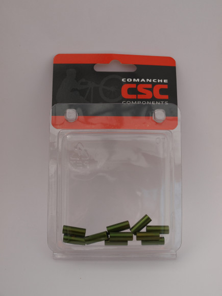 Наконечник рубашки тормоза CSC End Cup BR-5AC 5MM, зеленый