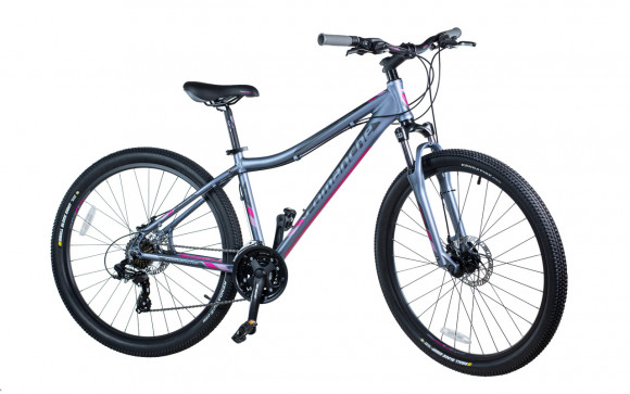 Велосипед Comanche Orinoco 27 L Disc 16", серый-розовый Велосипед Comanche Orinoco 27 L Disc 16", серый-розовый