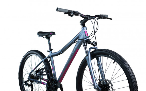 Велосипед Comanche Orinoco 27 L Disc 16", серый-розовый Велосипед Comanche Orinoco 27 L Disc 16", серый-розовый