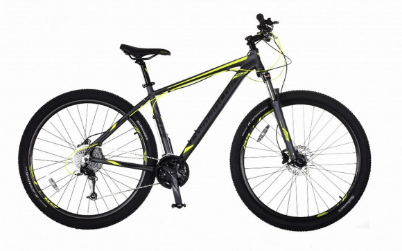 Велосипед Comanche Backfire 29 21", сірий-жовтий