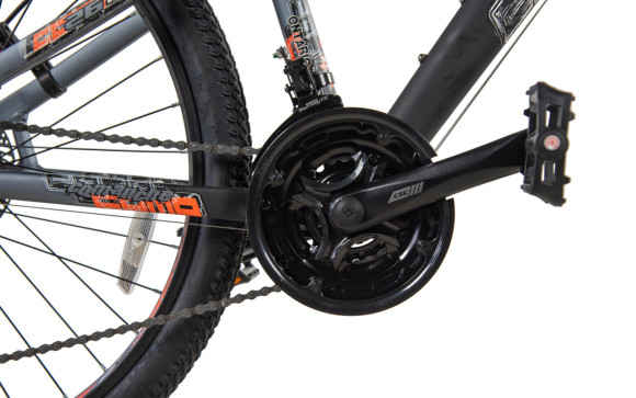 Велосипед Comanche Ontario Comp Disc 1.2 13", чорний-сріблястий Велосипед Comanche Ontario Comp Disc 1.2 13", чорний-сріблястий