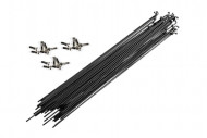 Набір спиць CSC BNB S14G 252MM з ніпелем 100PC, чорний