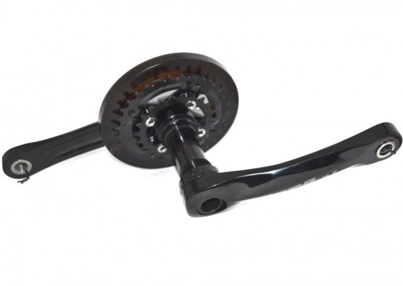Шатун SR Suntour CW10 Duro DJ D BAG 175MM 32/22T, чорний