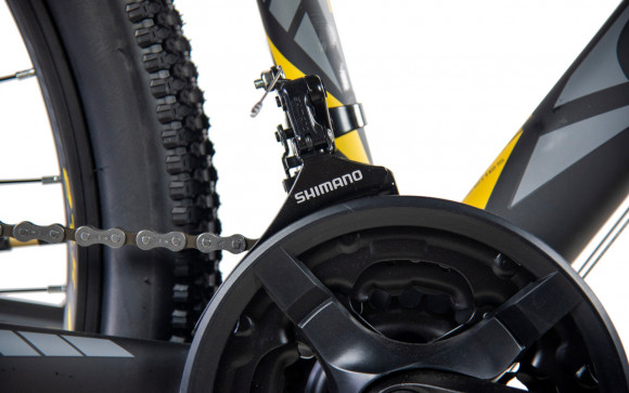 Велосипед Comanche Prairie 27 Disc 1.2 16", серый-желтый Велосипед Comanche Prairie 27 Disc 1.2 16", серый-желтый