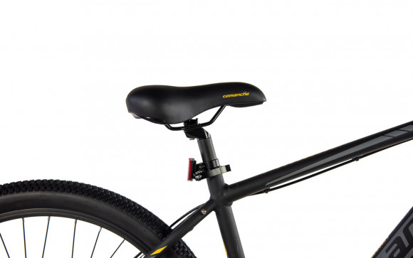Велосипед Comanche Prairie 27 Disc 1.2 16", серый-желтый Велосипед Comanche Prairie 27 Disc 1.2 16", серый-желтый