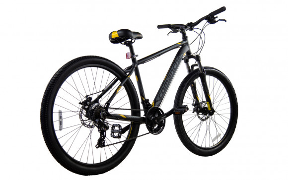 Велосипед Comanche Prairie 27 Disc 1.2 16", серый-желтый Велосипед Comanche Prairie 27 Disc 1.2 16", серый-желтый