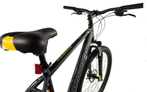 Велосипед Comanche Prairie 27 Disc 1.2 17.5", серый-желтый Велосипед Comanche Prairie 27 Disc 1.2 17.5", серый-желтый