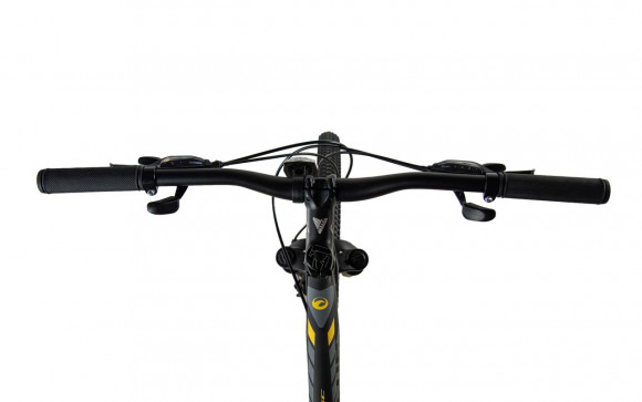 Велосипед Comanche Prairie 27 Disc 1.2 17.5", серый-желтый Велосипед Comanche Prairie 27 Disc 1.2 17.5", серый-желтый