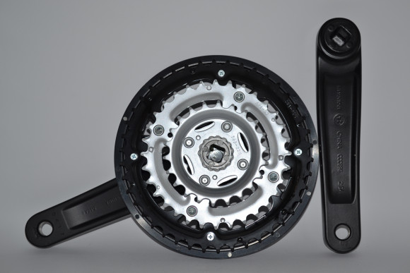 Шатун SR Suntour CW14 XCC T202 PBIBG 175MM 42/32/22T, чорний Шатун SR Suntour CW14 XCC T202 PBIBG 175MM 42/32/22T, чорний