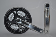 Шатун SR Suntour CW14 XCC T208 ABIBG 175MM 48/38/28T, сріблястий