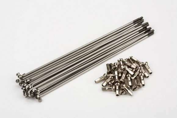 Спиця Mach1 Galva 262MM з ніпелем, сріблястий