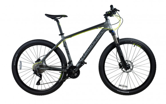 Велосипед Comanche Maxima 27 20.5", сірий-жовтий Велосипед Comanche Maxima 27 20.5", сірий-жовтий