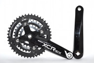 Шатун SR Suntour CW14 XCR6 T424 BD 175MM 44/32/22T, чорний