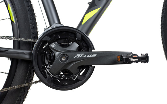 Велосипед Comanche Backfire 29 23", сірий-жовтий Велосипед Comanche Backfire 29 23", сірий-жовтий