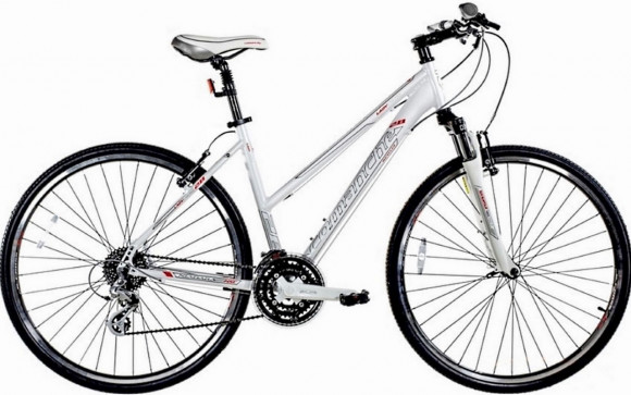 Велосипед Comanche Niagara Cross L 15", білий-сірий Велосипед Comanche Niagara Cross L 15", білий-сірий