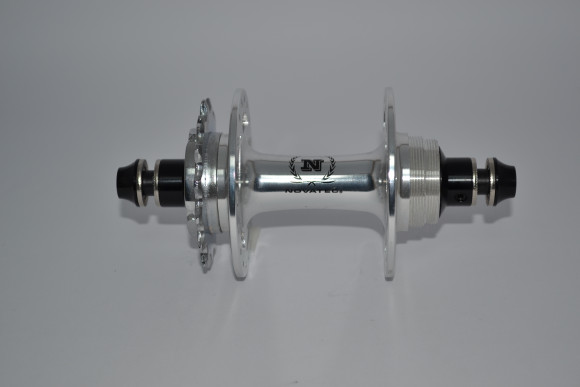 Втулка задня Novatec A166SBT/F BO Fix-Fix 32H, сріблястий