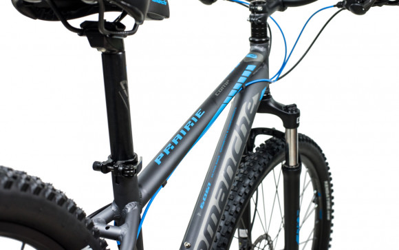Велосипед Comanche Prairie 27 Comp 20.5", серый-синий Велосипед Comanche Prairie 27 Comp 20.5", серый-синий