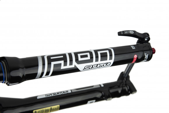Вилка SR Suntour SF17 Aion DS LO R CTS 15QLC32 160 27.5", чорний Вилка SR Suntour SF17 Aion DS LO R CTS 15QLC32 160 27.5", чорний