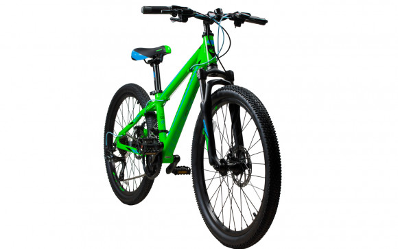 Велосипед Comanche Areco Disc 14", зелений-синій