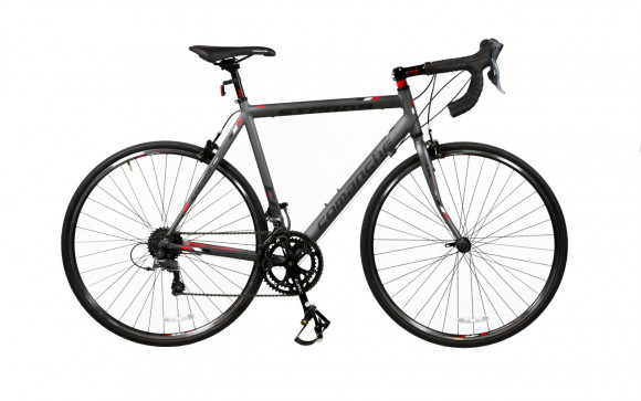 Велосипед Comanche Strada Pro 56CM, сірий-червоний Велосипед Comanche Strada Pro 56CM, сірий-червоний