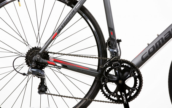 Велосипед Comanche Strada Pro 56CM, сірий-червоний Велосипед Comanche Strada Pro 56CM, сірий-червоний