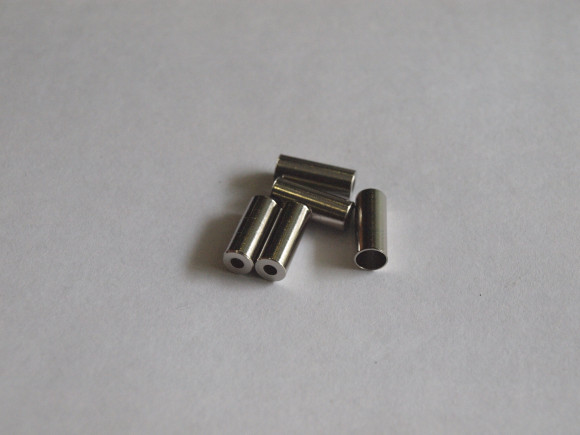 Наконечник рубашки переключения CSC End Cup SH-4BC 4MM, серебристый