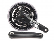 Шатун SR Suntour CW15 XCM T414 PBSG 175MM 44/32/22T, чорний