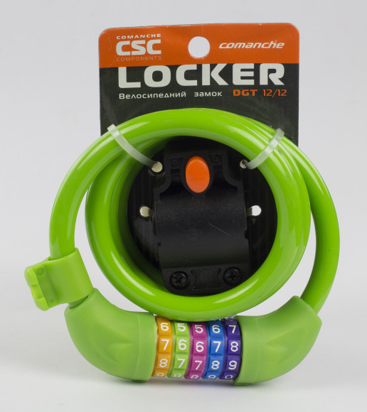 Замок кодовий CSC Locker DGT 12/12, зелений