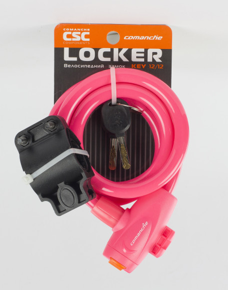 Замок під ключ CSC Locker KEY 12/12, рожевий Замок під ключ CSC Locker KEY 12/12, рожевий
