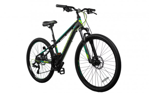 Велосипед Comanche Ontario Disc 15", черный-зеленый