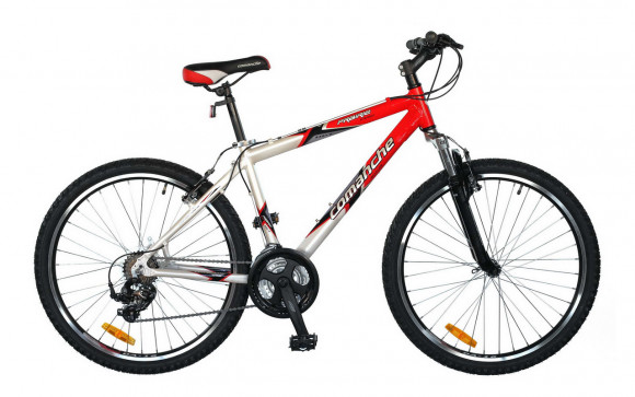 Велосипед Comanche Prairie Comp M 20", червоний-білий Велосипед Comanche Prairie Comp M 20", червоний-білий